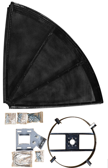 Dish Parabolic 4-Petal Gray Mesh 4 FT 120cm Antenna Parts Only