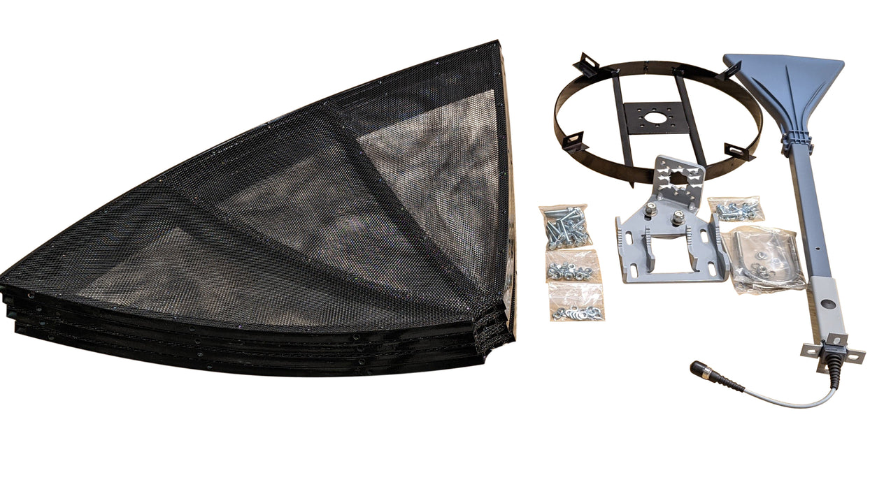 Mesh Petal Dish Parabolic 8 FT 240cm 2.4m No Feed Horn C-Band Antenna