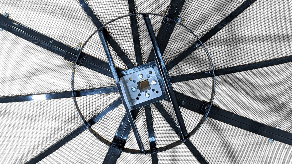 Dish Parabolic 4-Petal Gray Mesh 4 FT 120cm Antenna Parts Only
