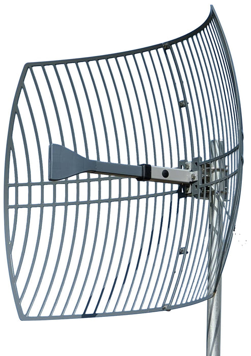 2.1-7.5 GHz High Gain Parabolic Grid Dual Band WiFi SigInt Ultra Wide Band UWB