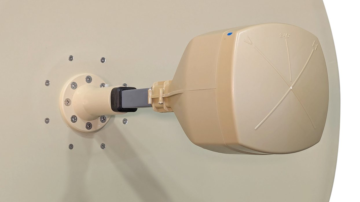 Ultra-Wide Band Dual Polarization (Circular Option) UWB Dish Parabolic Solid 3 FT 90cm Antenna V2