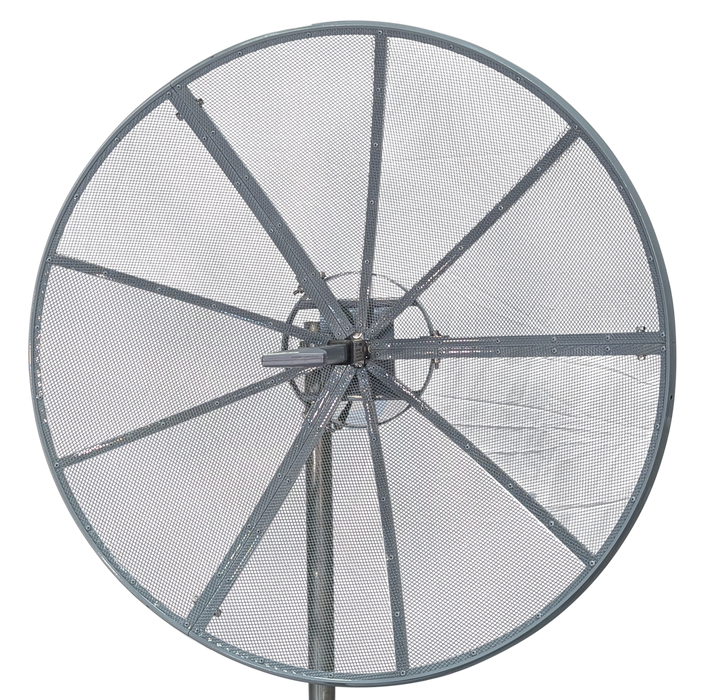 Ultra-Wide Band Mesh 3 FT 90cm Linear Pol UWB 2.1GHz - 10GHz Dish Parabolic Antenna