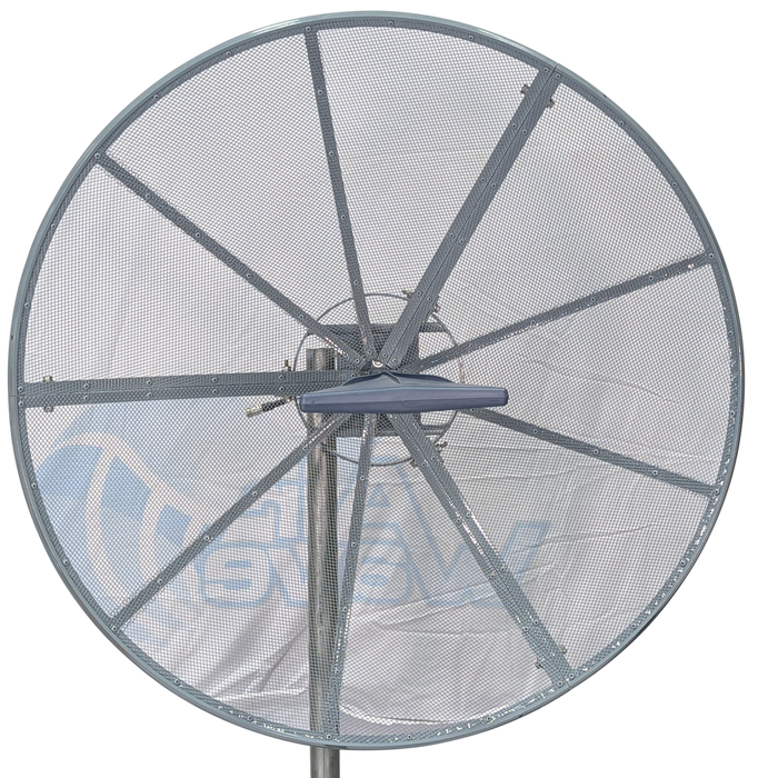 Mesh Petal Dish Parabolic 3 FT 90cm 0.600 to 6.50 GHz UWB Single Polarization