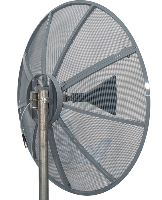 Mesh Petal Dish Parabolic 3 FT 90cm 0.600 to 6.50 GHz UWB Single Polarization