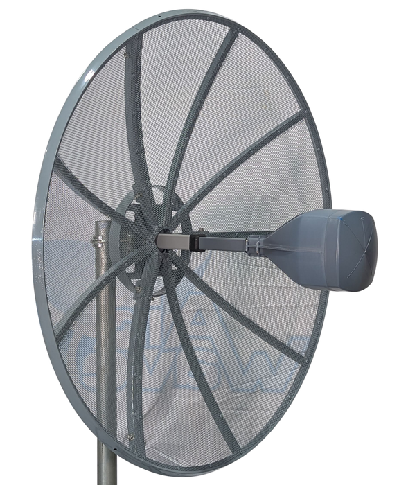 Ultra-Wide Band 3 FT Mesh 90cm Dual Pol Circular-Optional UWB 600 MHz - 11 GHz Dish Parabolic Antenna