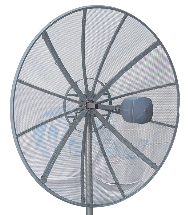 Ultra Wide Band 6 FT Dual Linear Circular* Pol UWB 600MHz - 10GHz Dish Parabolic Mesh 180cm Antenna