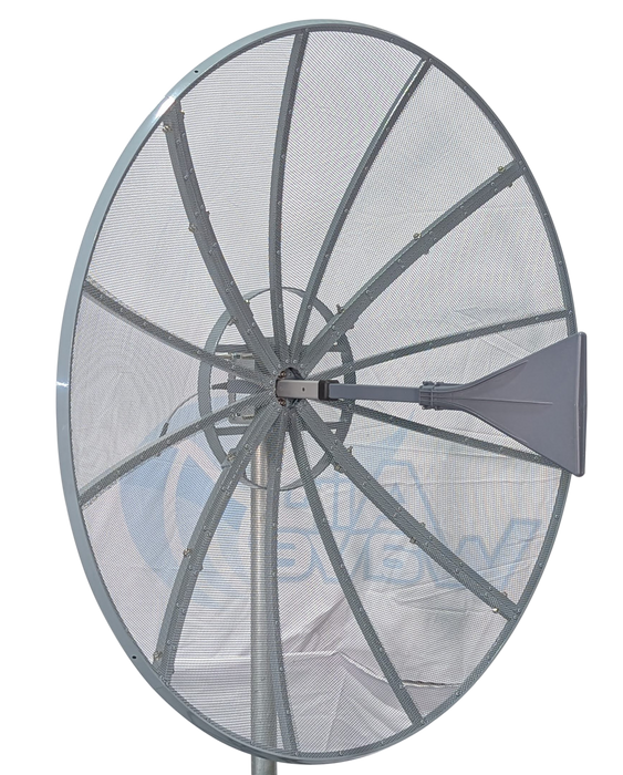 Mesh Petal Dish Parabolic 6 FT 180cm 1.8m 0.600 to 6.50 GHz UWB Single Polarization