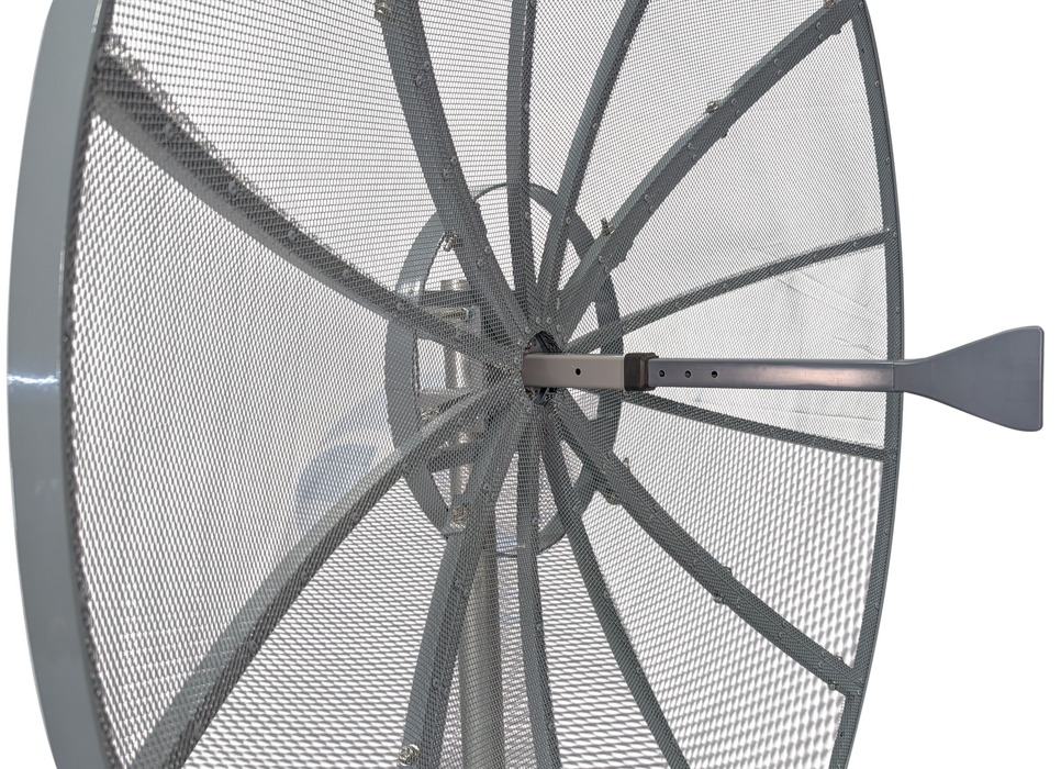 Ultra-Wide Band 4 FT 120cm 1.2m Linear Pol UWB 2.1GHz - 10GHz Dish Parabolic Mesh  Antenna