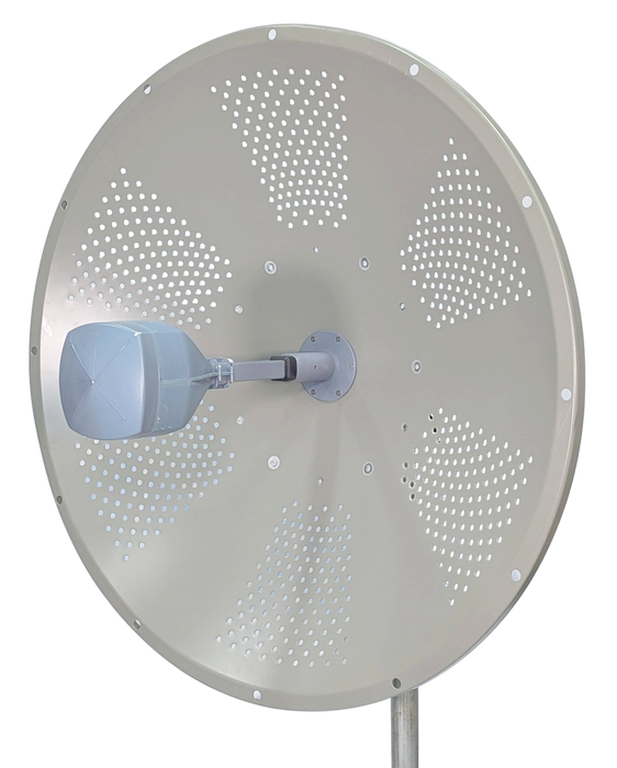 Ultra-Wide Band 3 FT 90cm Dual Pol Circular-Optional UWB 600 MHz - 11 GHz Dish Parabolic Antenna