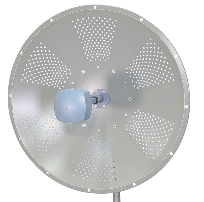 Ultra-Wide Band 3 FT 90cm Dual Pol Circular-Optional UWB 600 MHz - 11 GHz Dish Parabolic Antenna