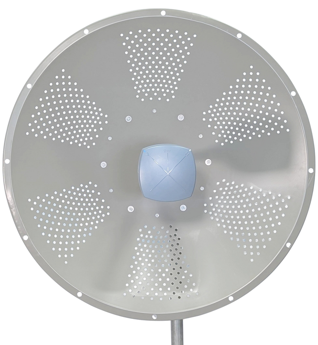 Ultra-Wide Band 3 FT 90cm Dual Pol Circular-Optional UWB 600 MHz - 11 GHz Dish Parabolic Antenna