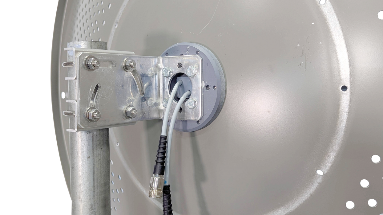 Ultra-Wide Band 3 FT 90cm Dual Pol Circular-Optional UWB 600 MHz - 11 GHz Dish Parabolic Antenna