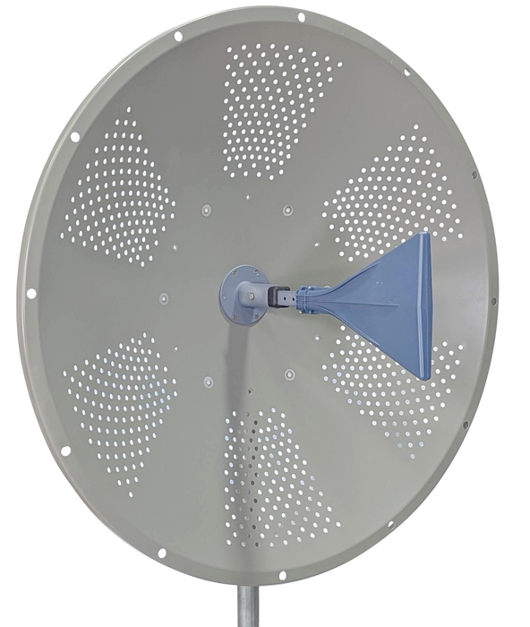 Ultra-Wide Band Single Polarization UWB 600MHz -6GHz Dish Parabolic 3 FT 90cm