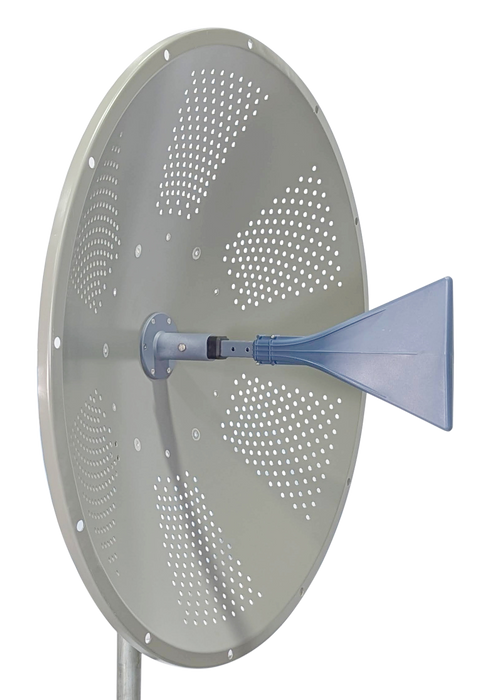 Ultra-Wide Band Single Polarization UWB 600MHz -6GHz Dish Parabolic 3 FT 90cm