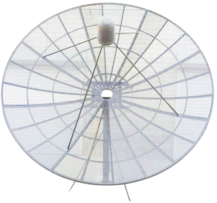 Mesh Petal Dish Parabolic 8 FT 240cm 2.4m No Feed Horn C-Band Antenna