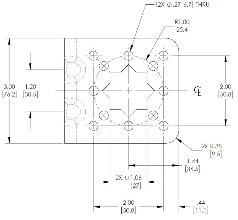 Antenna Mount Bracket For Parabolic Or Dish