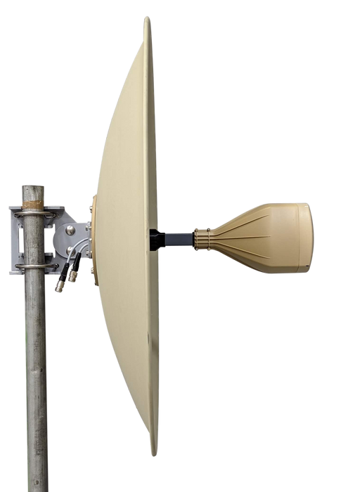 Ultra Wide Band Dual Or Circular Pol UWB Dish Parabolic Solid 3 FT 90cm Antenna
