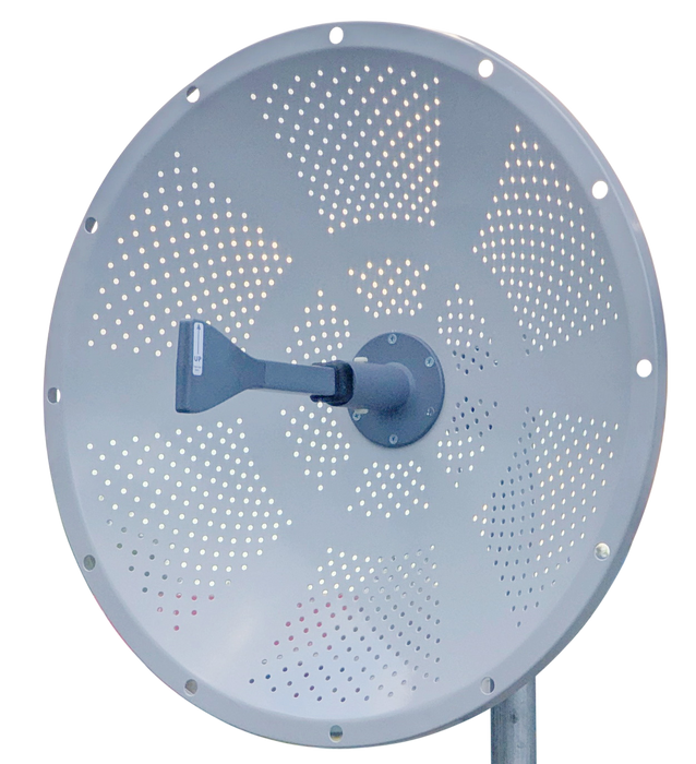 Ultra-Wide Band Single Polarization UWB 2GHz -11GHz Dish Parabolic 2 FT 60cm Compact HOA Ham