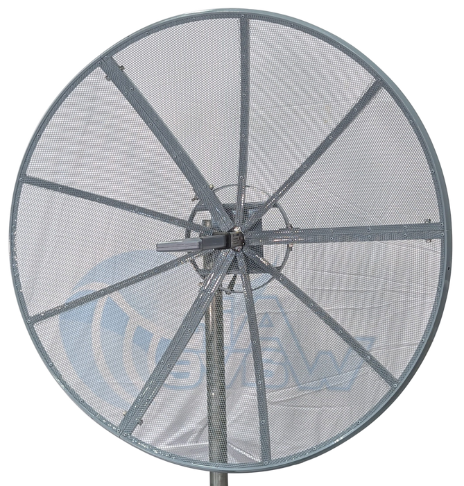 NEW. PRE-LISTING Ultra-Wide Band Linear Pol UWB 2.1GHz - 10GHz Dish Parabolic Mesh 3 FT 90cm Antenna (Copy)
