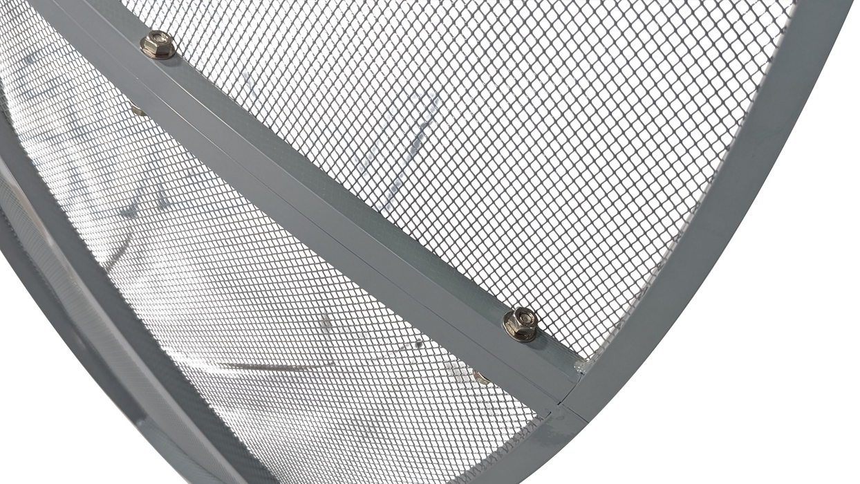 Ultra Wide Band Dual Circular Pol UWB 600MHz - 10GHz Dish Parabolic Mesh 4 FT 120cm Antenna