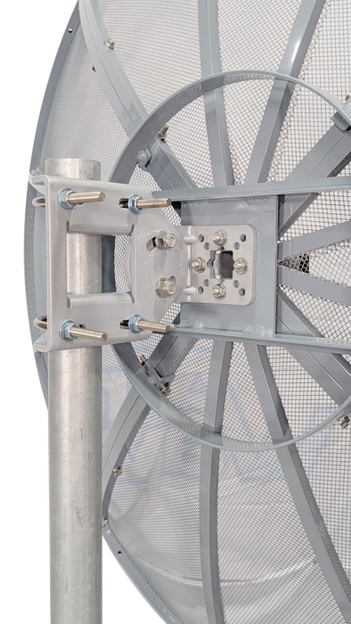 Ultra Wide Band Dual Circular Pol UWB 600MHz - 10GHz Dish Parabolic Mesh 4 FT 120cm Antenna