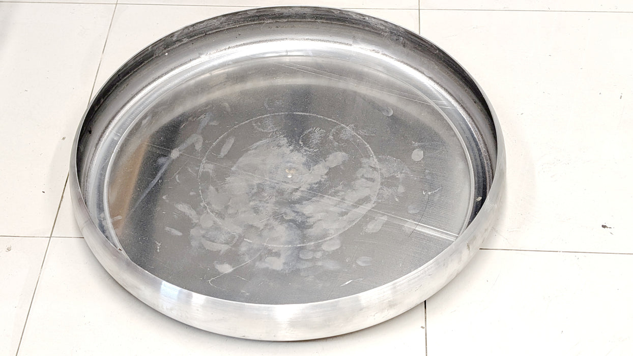 Antenna Ground Plane Plate flat dish with rolled edge for test chambers