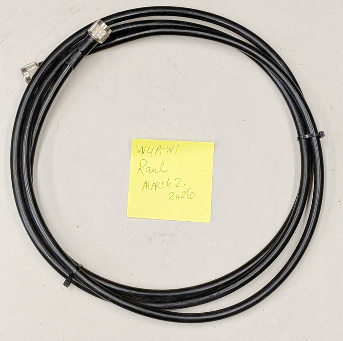 Coaxial Cable Jumpers 10 FT LMR-400 Equivalent. N connectors