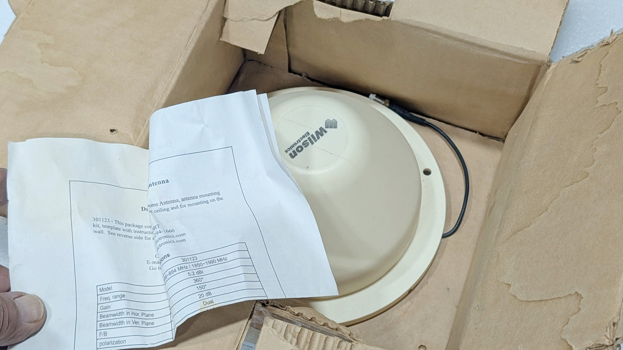 Indoor Ceiling Cellular Antenna Dual Polarity Wilson 301123 800/1900MHz