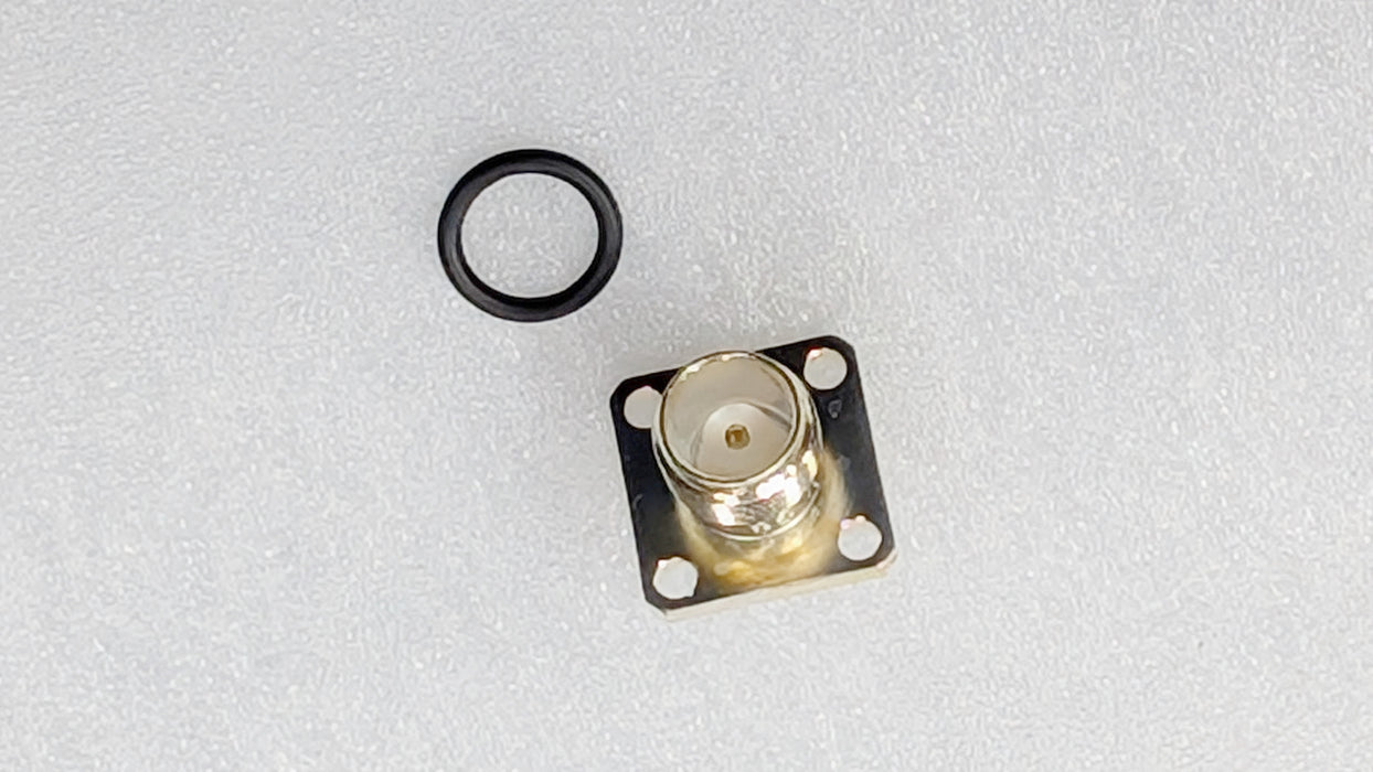 TNC Female Flange 1/2" pattern Kings Electronics with O-ring