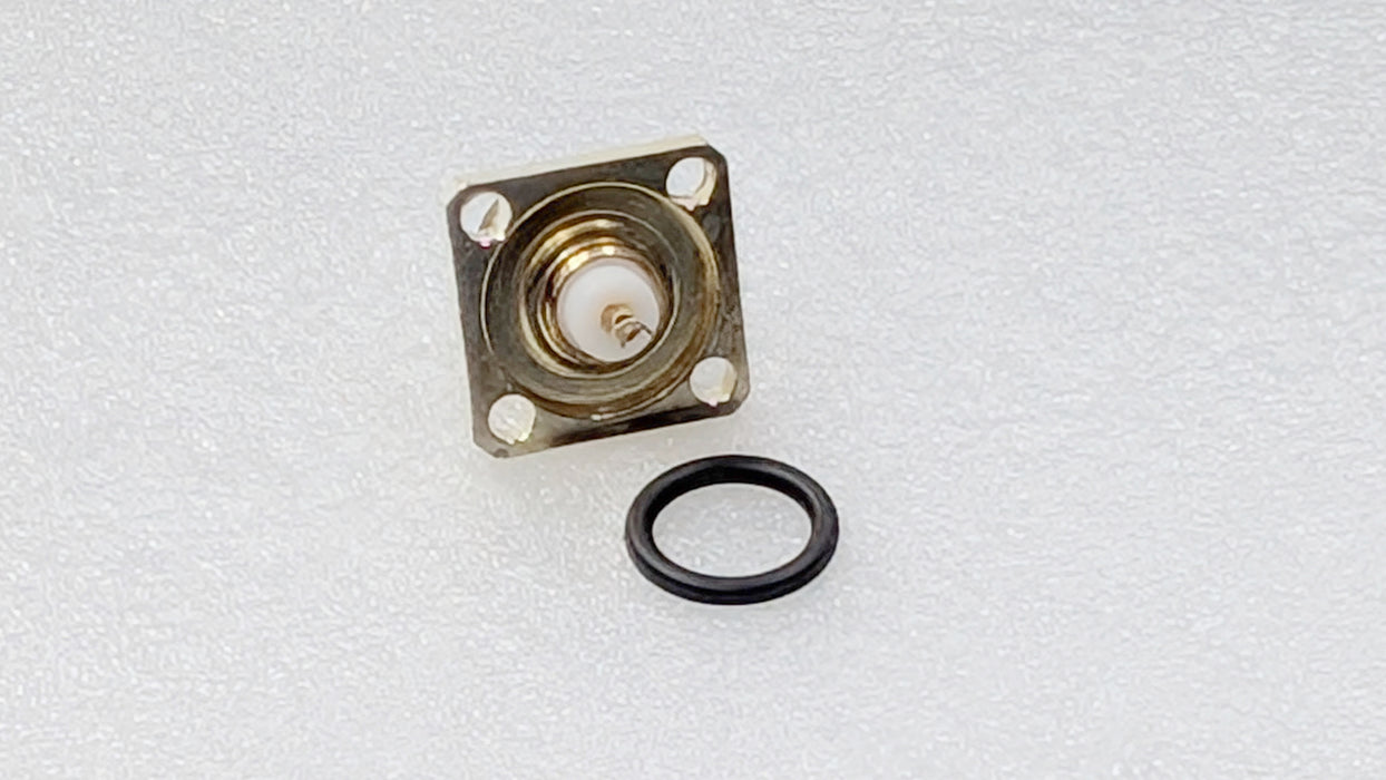 TNC Female Flange 1/2" pattern Kings Electronics with O-ring