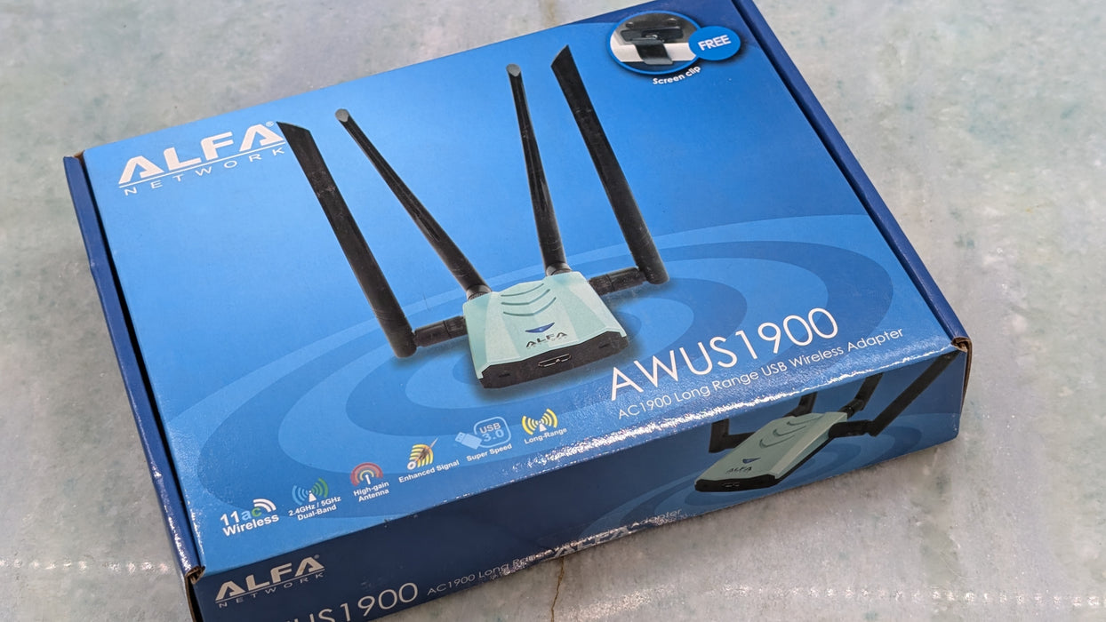 ALFA Network AWUS1900 WiFi USB radio Adapter 802.11ac