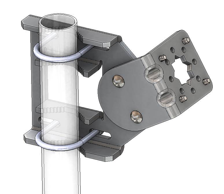 Antenna Mount Bracket For Parabolic Or Dish