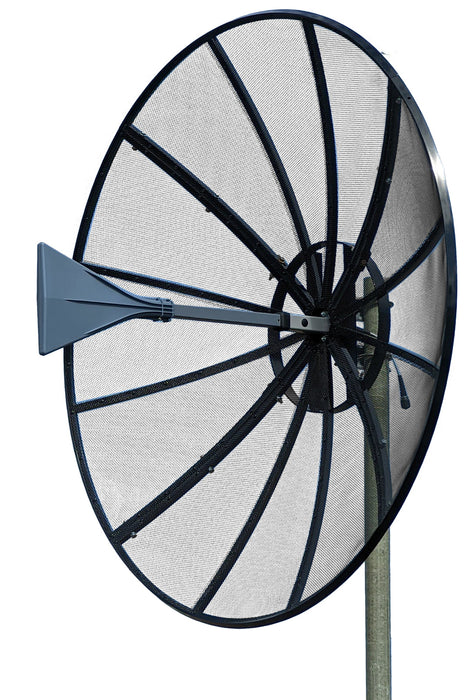 Mesh Petal Dish Parabolic 4 FT 120cm 0.600 to 6.50 GHz UWB Single Polarization
