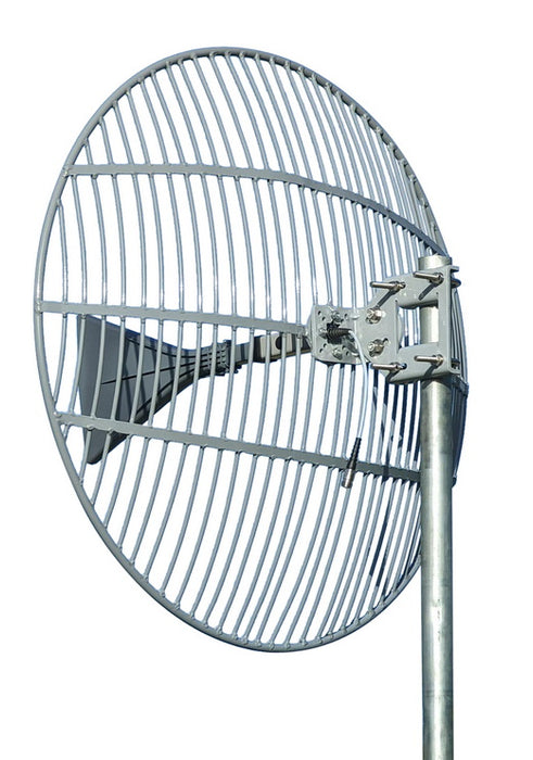 Ultra-Wide Band Grid Parabolic Dish Cellular WiFi UWB